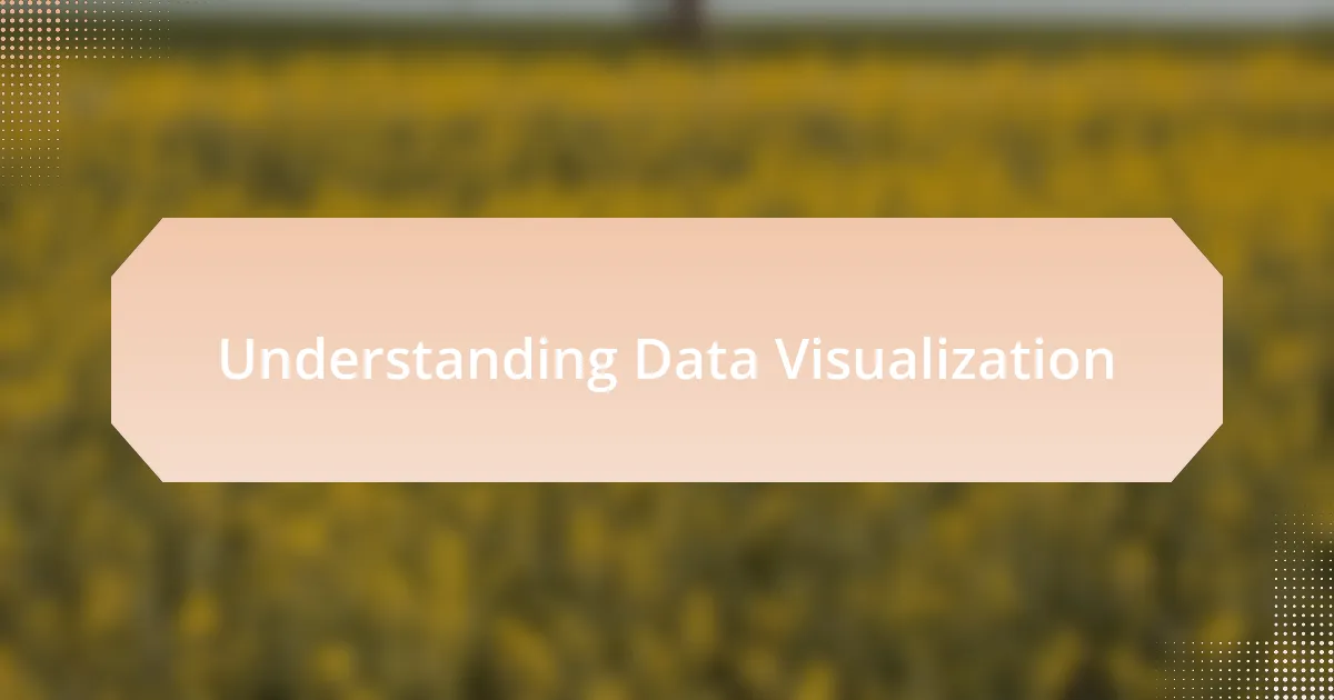 Understanding Data Visualization